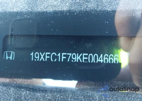 2019 Honda Civic Ex-L из США, поврежденный, VIN 19XFC1F79KE004666